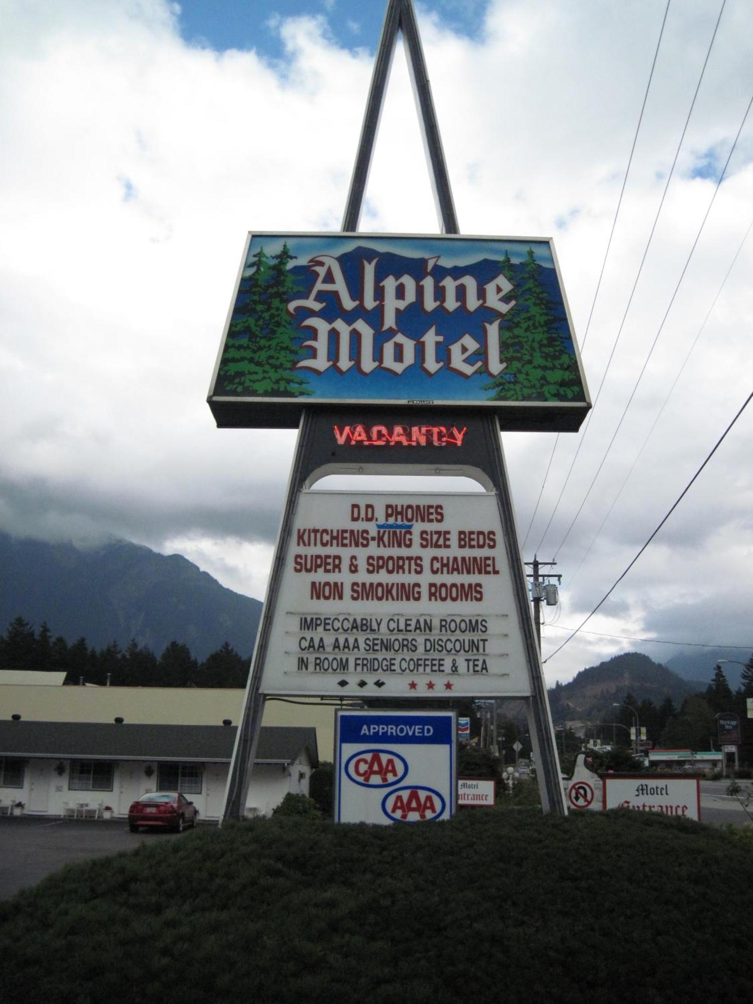 Alpine Motel 호프 외부 사진