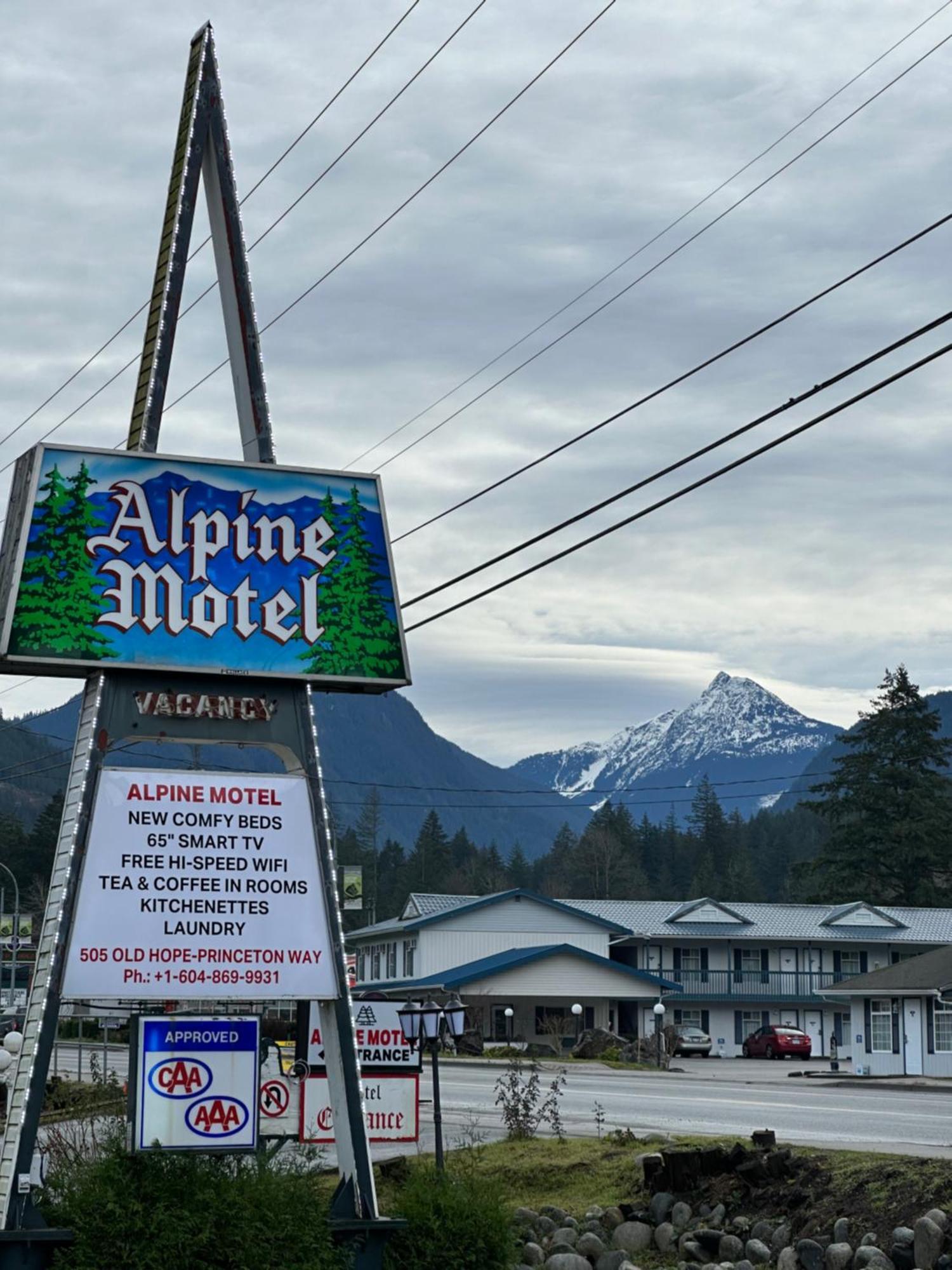 Alpine Motel 호프 외부 사진